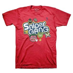 Sniper gang graphic tee sz various